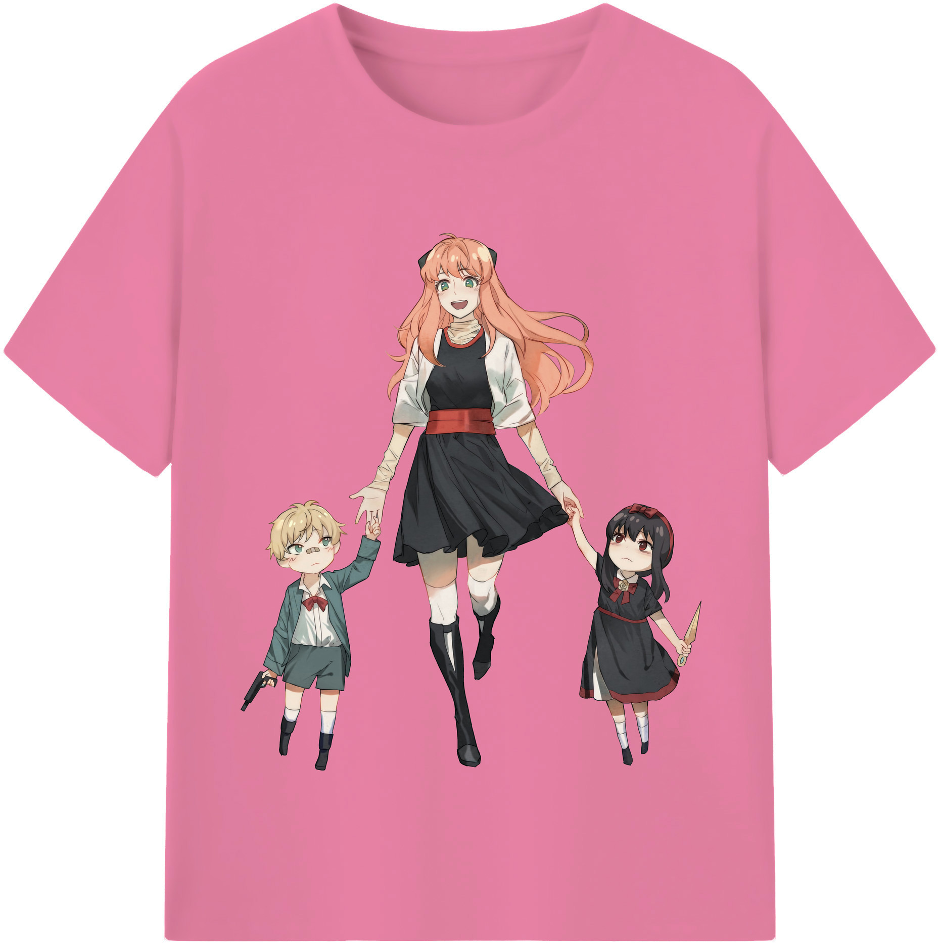 （画像用） SPY×FAMILY间谍家家酒 綿100％半袖Tシャツ（フロントプリント）